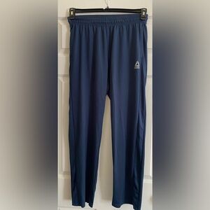 Men’s Reebok workout pants, size M, blue